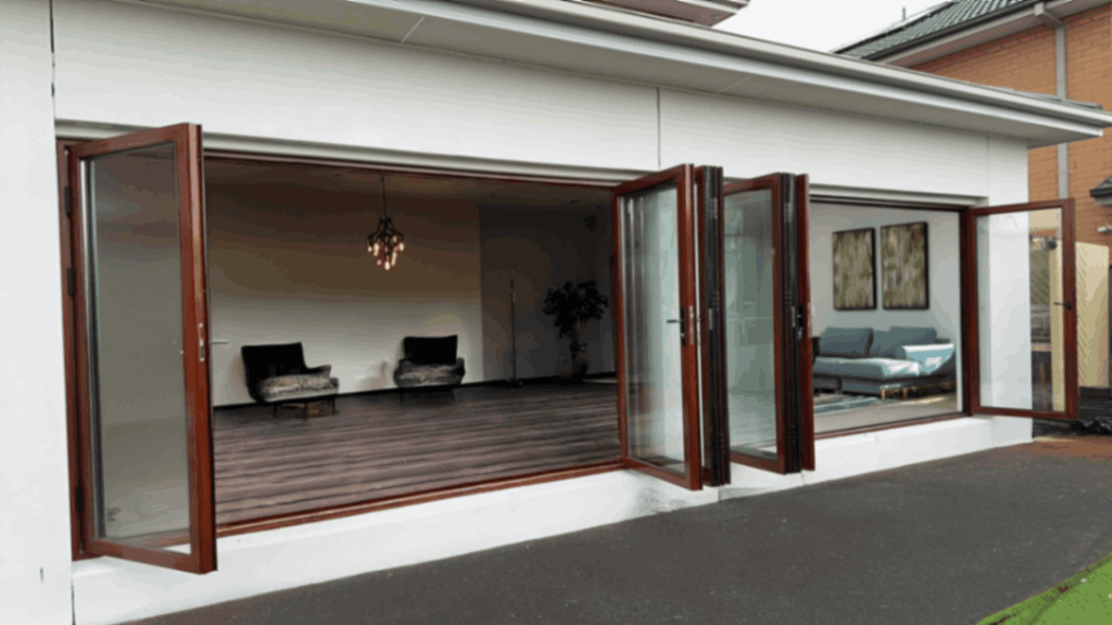 Melbourne sunroom Folding Door