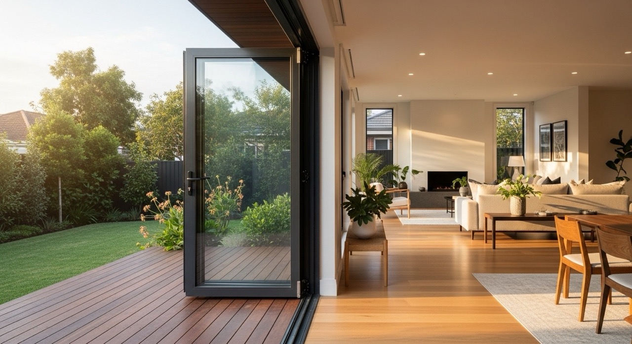 Melbourne home interior during golden hour