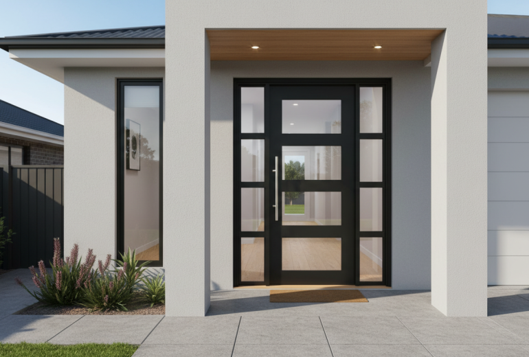 Hinged doors Melbourne installation