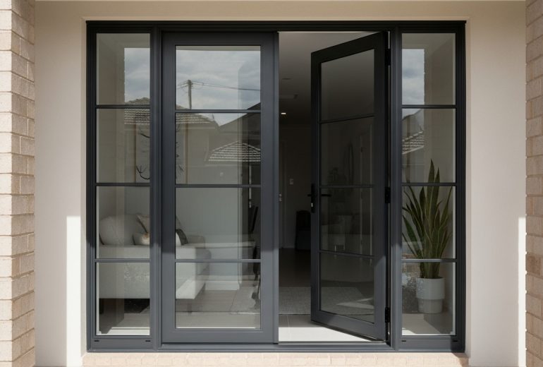 Hinged doors Melbourne installation