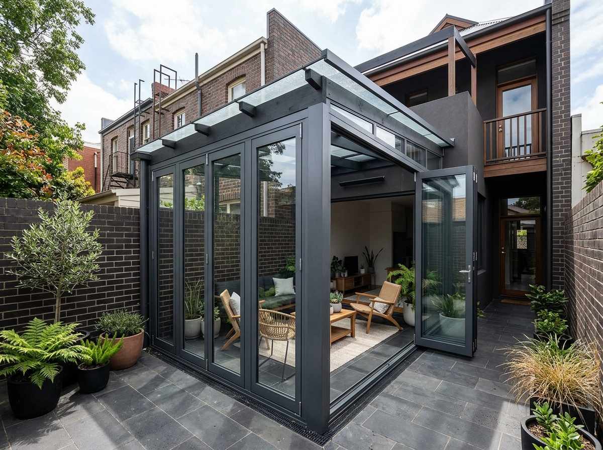 Bifold window pergola conversion Melbourne