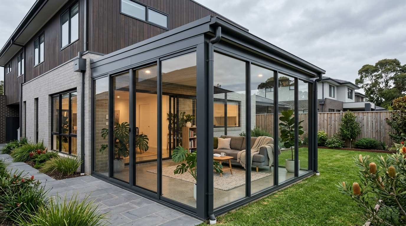 Fully Enclosed Insulated Sunroom Melbourne