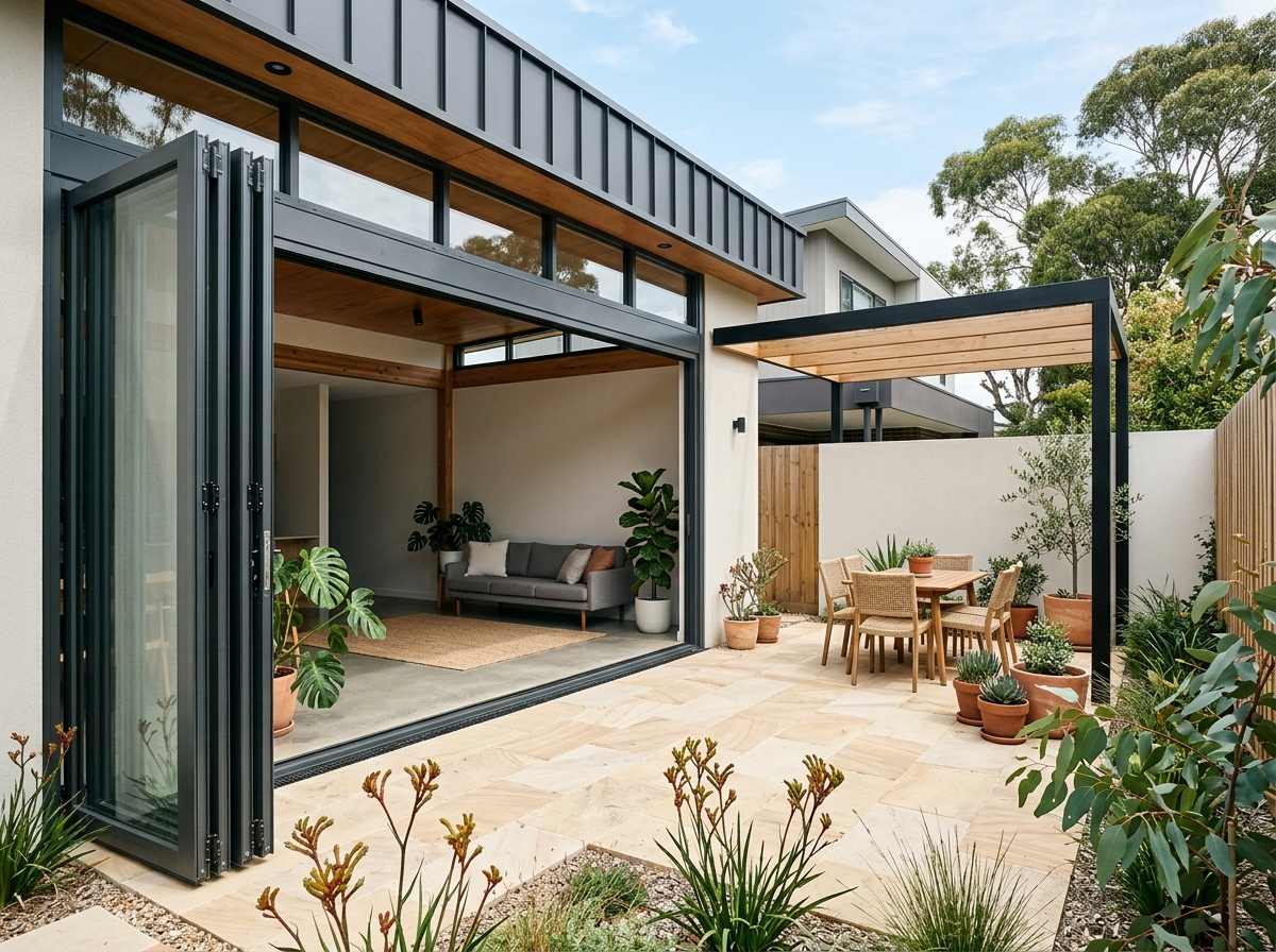 Heavy Folding Doors Melbourne Sunroom