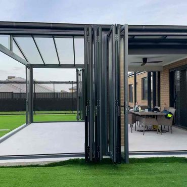 Heavy folding door Melbourne installation