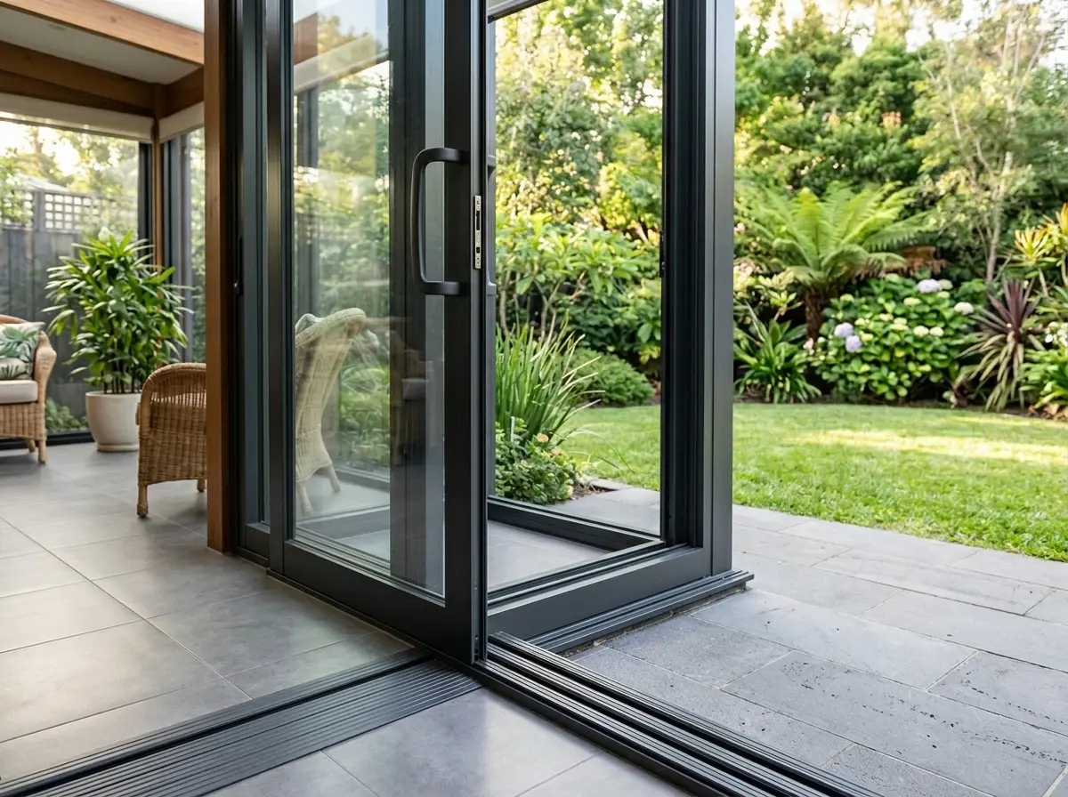 Heavy-duty aluminium sliding door installed in a Point Cook Melbourne home