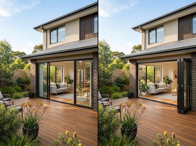 sliding-doors-vs-bi-fold-doors-comparison-modern-melbourne-home-rear-exterior